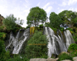 Der Shaki-Wasserfall...