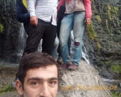 Eines von vielen Selfis...! Den Schnaps haben wir diesmal dankend abgelehnt. ;-)