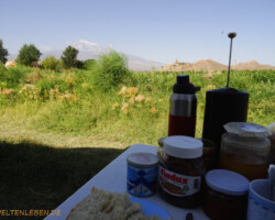 Frühstück mit Luxusausblick :-)